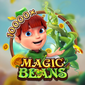 Magic Beans game icon showing a beanstalk and treasure theme